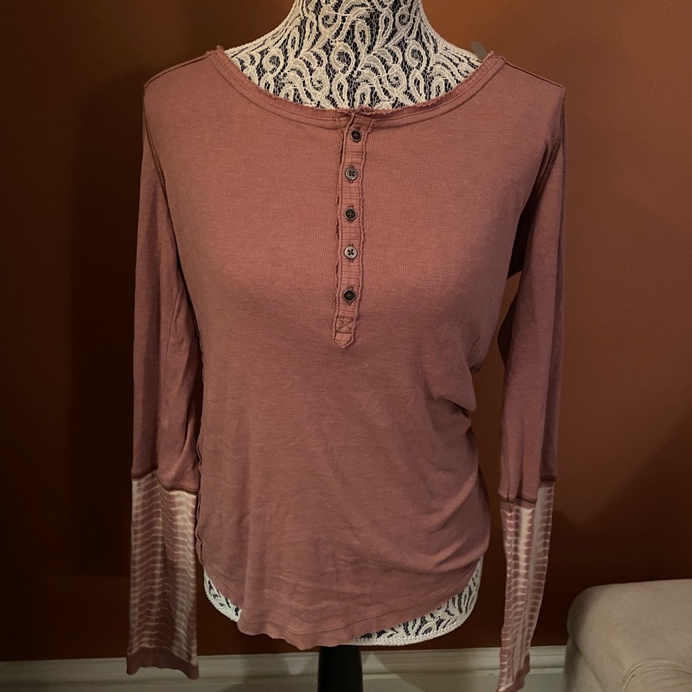 Free People long sleeve button down